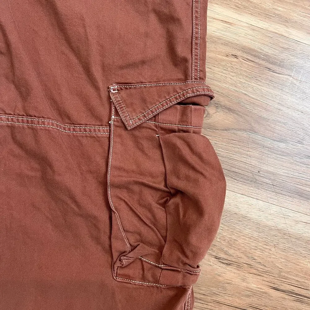 Wild Fable Mid Rise Baggy Cargo Pants Size 6 - Picture 5 of 10